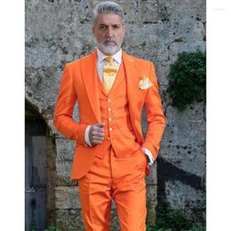 Men's Suits Design Slim Fit 3 Pieces Suit For Men Custom Made Groomsmen Tuxedo Wedding Party Costume Homme Mariage