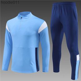 Men's Tracksuits 23-24 new Men's Kids football Sports Sweater shirts Training Tracksuit Sets adult Survetement jogging kits S-XXL L230921