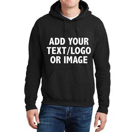 Men's Hoodies Sweatshirts Custom Hoodies Mens Text Hoodie for Men Women Personalised Custom Sweatshirt Customization Sweatshirts Customed 230921