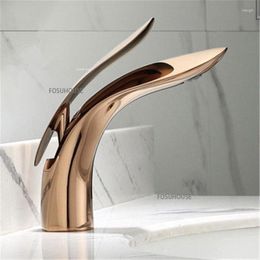 Bathroom Sink Faucets Nordic Faucet Waterfall Basin Single Hole Cold And Water Tap For Fixture Mixer Taps