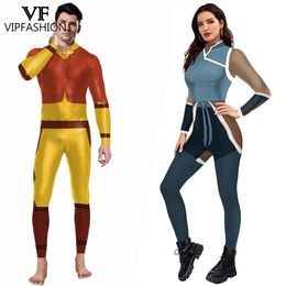 Catsuit Costumes VIP FASHION Anime Cosplay Costume Women Men Zentai Bodysuit Holiday Party Catsuit Long Sleeve Sexy Slim Jumpsuit Unisex Clothing