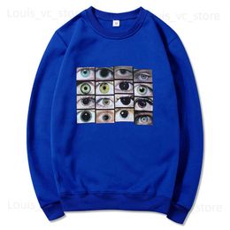 Men's Hoodies Sweatshirts 2022 Men Hip Hop Streetwear Pullover Eyes World Graphic Print Hoodies Harajuku Fleece O-neck Hooded Sweatshirt Male Tops Fashion T230921