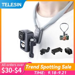 Other Camera Products TELESIN Silicone Neck Magnetic Hold Mount for GoPro Hero 12 11 10 9 8 7 6 5 Insta360 DJI Osmo Action Camera Accessories 230920