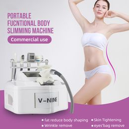 Newest 5 in 1 Cellulite Blasting Body Sculpture 40K Cavitation Machine RF Skin Firming Anti-aging Lymphatic Drainage Facial Massage 5 Handles Machine