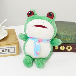 Plush Dolls Cute Frog Doll Plush Toy Sleeping Doll Throwing Pillow Birthday Gift 230921