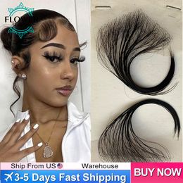 Lace Wigs 4Pcs HD Baby Hair Stripes Human Swiss Edge Reusable More Natural Strips 230920