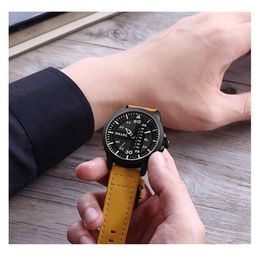 quartz watches bracelet leather smael men watches casual Analogue digital men watch relogio 1315 military sport watches waterproof197J