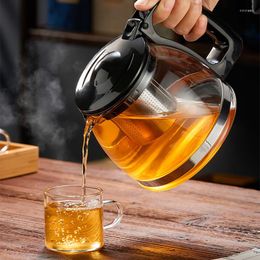 Water Bottles GIANXI Heat Resistant Glass Teapot Transparent Large Capacity Kettle With Philtre Baskets Tea Pot Chinese Set