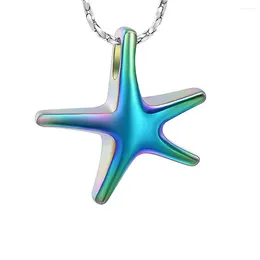 Pendant Necklaces Starfish Cremation Jewellery For Ashes Memorial Keepsake Women/Men Urn Pendants