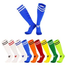 3 pairs Sports Soccer Long Socks For Women Men Anti-slip Knee High Socks Stockings For Cycling Basketball Trail Running Sport Good3106