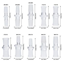 Headshop666 P006 Smoking Pipe Accessory Glass Bong Adapter 14mm/18mm Male Female Dab Rig Pipes Tools 10 Models