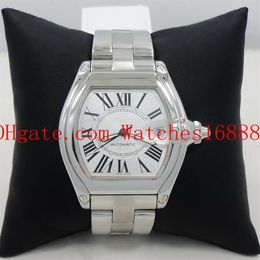 Large Size Stainless Steel Bracelet Mens Automatic Mechanical Movement Watches W62025V3 Men's Date Wrist Watch212J