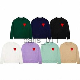 Men's Sweaters Mens sweaters designer print heart knitted sweaters long sleeve pullover knit Caausl top aisan size womens C4YS# x0921