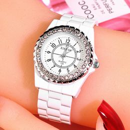 Wristwatches Sdotter Women Watch Crystal Quartz Xinhua Quality Saati Feminino Rhinestone Dress Wristwatch
