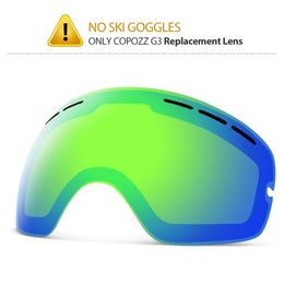Ski Goggles COPOZZ Kids Replacement Lens Only Small Size Children Double UV400 Anti fog Skiing Girls Boys For Snowboard GOG 243 230921