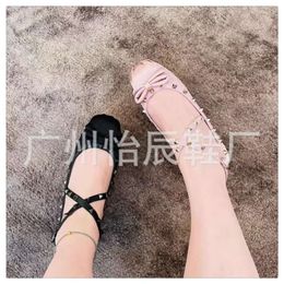 Valentine Tone-on-tone Satin Ballerinas Ballet Flats Studs Flat Bottom Bow Ballet Shoes Commuter Women Fashion Shoes Shoe Women Shoes Tztvl