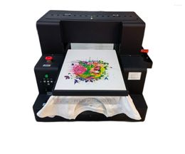 DTF/DTG Flatbed Automatic Printer Large Format Direct To Clothing Fabric Printing Machine With White Ink Mixer