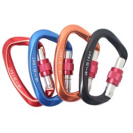 Carabiners 4PCS Aviation Aluminium Carabiner Hardware Accessories Swivel Metal Snap Hook Buckle 230921