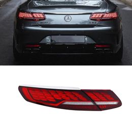 Full LED Bulb Taillight For BENZ S Class Coupe Tail Lights New LED Driving Light Brake Turn Signal Assembly