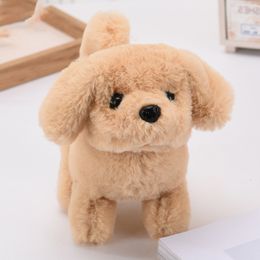 Plush Dolls Electronic Plush Walking Barking Retriever Simulation Dog Interactive Puppy Toys Pet Kids Children Doll Christmas Birthday Gift 230921