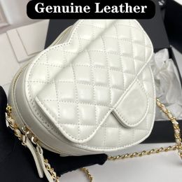 Crossbody Bag Designer Bags Shoulder Bags for Women Leather Purse Strap Cross Body Bag Mini Heart Love bag With Gold Sling Chain 18CM Fashion Bags For Ladies Luxury Bag