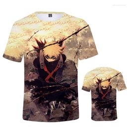 Damen-T-Shirts, Katsuki Bakugo-Shirt, Herren, Boku No Hero Academia, 3D-T-Shirt, kurzärmelig, Anime, meine Jungen und Mädchen, T-Shirts