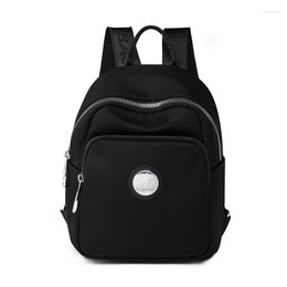 School Bags Women's Leisure Backpack Ladies Simplicity Knapsack Waterproof Nylon Cloth Large-capacity Female Light Versatile Travel Rucksack