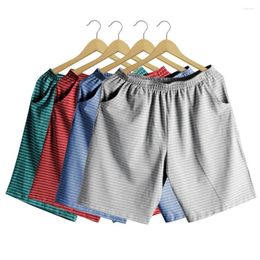 Underpants 2023 Fashion Comfy Men Flat Boxers Cotton Sport Boxer Shorts Home Trunks Middle Waist Pajama Bottoms Beachwear Pants