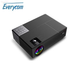 Projectors Everycom M9 1080P Projector CL770 Home Theatre Projector LED Projector 6800 Lumens Support 4K Video Projector Beamer L230923