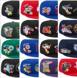 Newest 84 Colours Men's Flowers Patched Basball Snapback Hats Sports Team Basketball Chicago" Hat Men's Black Golden Hip Hop Sports Adjustable Caps Chapeau Se21-011