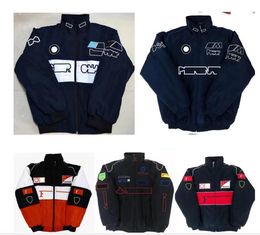 F1 racing suit new full embroidered team cotton padded jacket spot sale a9