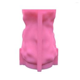 Bakeware Tools Girl Head Shaped Flower Pot UV Epoxy Mould Candle Holder Resin Silicone Mould DIY