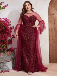 red Plus Size Mother of the Bride Dress Women Formal Evening Wedding Guest Party Gowns shiny Crystal Floor Length Plus Size Custom Weddings Evening Party Prom Gowns