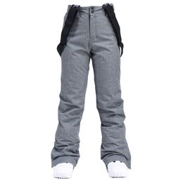 Skiing Pants Alpine Ski Men And Women Winter Outdoor Sports Warm Windproof Snowboard Waterproof Black Grey Snow 230920