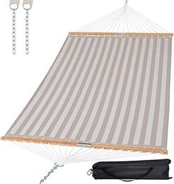 Other Pet Supplies Double Outdoor Hammock 450lbs Capacity Quick Dry 2 Person with Carrying Bag Dark Grey Hamster hideouts Plush hammock 230920