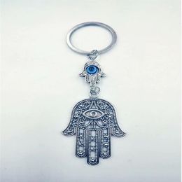 Greek Turkish Evil Eye Wall Hanging Amulet Kabbalah & Evil Eye For Keys Car Bag Charm Key Ring Handbag Couple Key Chains Gift A42339g