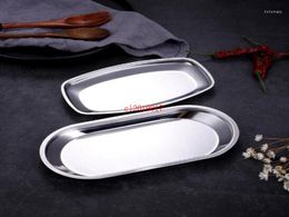 Plates Stainless Steel Nordic Wind Cake Snack Tray Paper Towel Spoon In El Restaurant