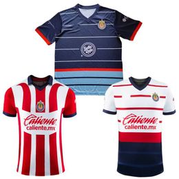 2023/24 Chivas Guadalajara Soccer Jerseys 2024 R.ALVARADO D.RIOS A.VEGA I.BRIZUELA Shirts Mens O.CHIQUETE F.GONZALEZ R.CISNEROS A.MOZO Football Uniforms Kids kit