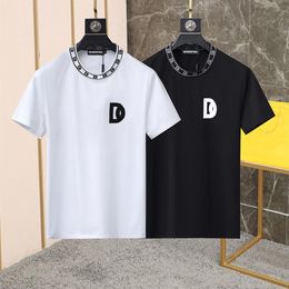 DSQ PHANTOM TURTLE Mens Designer T shirt Italian Milan Fashion Logo Print T-shirt Summer Black White T-shirt Hip Hop Streetwear 102325