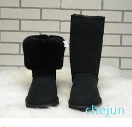 brand Women Classic tall Boots Womens Snow boots Winter boot leather boot