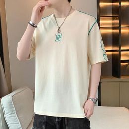 Men's T Shirts Cotton T-shirt Short-sleeved Summer Thin Section Loose Versatile 2023 Half-sleeved Body Shirt