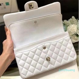 10A quality shoulder bags classic 25.5cm sheepskin diamond lattice flap women chain cross body bags designers handbag with box