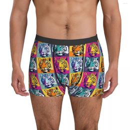 Underpants Tiger Underwear Memes Style Pouch High Quality Boxer Shorts Custom Briefs Comfortable Men Plus Size