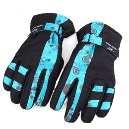 Ski Gloves Winter Outdoor Mountain Climbing Cycling Waterproof Windproof Plush Thick Warm Sports Glove Men Women Finger Mittens 230920