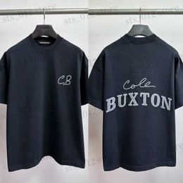 Buxton T Shirt Men's Fashion Brand Designer T-Shirts Tshirts Letter Slogan Cole Buxton T Shirt Patch Embroidered Short Sleeved Tops Over 9387
