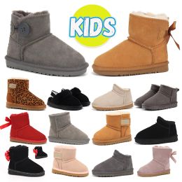 2023 australian australia warm boots uggly half snow boot ankle classic winter full fur fluffy furry satin womens kids platform uggly booties slippers