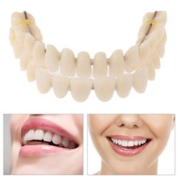 Other Hygiene Resin Teeth Denture Upper Lower Shade Artificial Preformed Dentition Oral Care Material Tool 230921