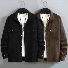 Men's Jackets 2023 Spring Shirt Jacket Men Vintage Coat Cargo Male Fashion Causal Big And Tall Mens Clothes 10XL 11XL