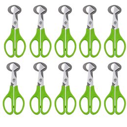 Other Pet Supplies 10PCS Stainless Steel Quail Egg Cutter Scissors Bird Opener Cracker Kitchen Clipper Tool 230920