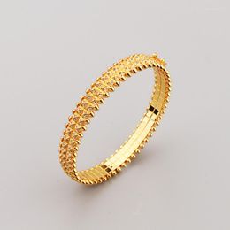 Bangle Donia Jewelry European And American Fashion Titanium Steel Micro-Inlaid Zircon Rivet Bracelet Luxury Accessories.